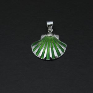 COLGANTE VIEIRA ESMALTE VERDE AG