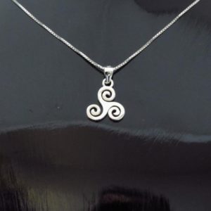 COLGANTE TRISQUEL 12MM C/ CADENA AG