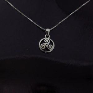 COLGANTE TRISQUEL 10MM CADENA AG