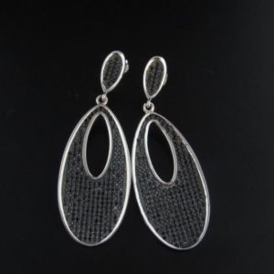 PENDIENTE CIRCONITA BLACK AG