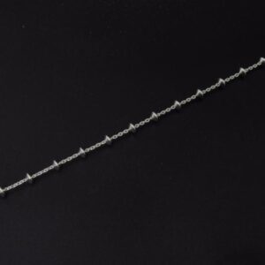 BRAZALETE DISCOS 3MM DE 17+3CM AG