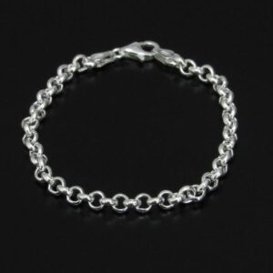 BRAZALETE ROLO 4MM AG