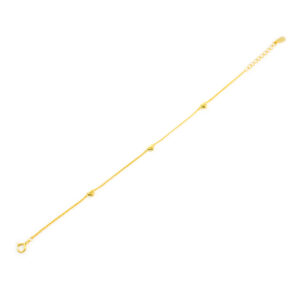 BRAZALETE CON 3 CORAZONES B.O.A AG