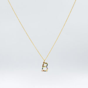 COLLAR INICIAL CON CZ Y UN B.O.A. AG